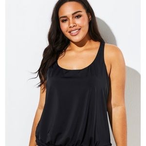 Black Razorback tankini